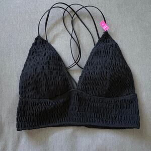 Victoria's Secret Pink ruched bralette top Sz Med Vixen Y2K goingout datenight